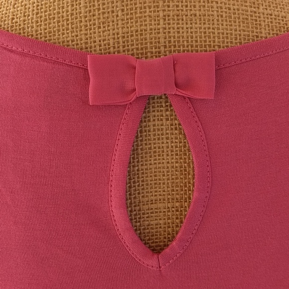 Lauren Conrad Lace Keyhole Salmon Tank Top Sz S - Picture 4 of 8